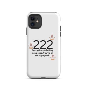 222 Angel Number Phone Case – Alignment, Balance & Inner Peace