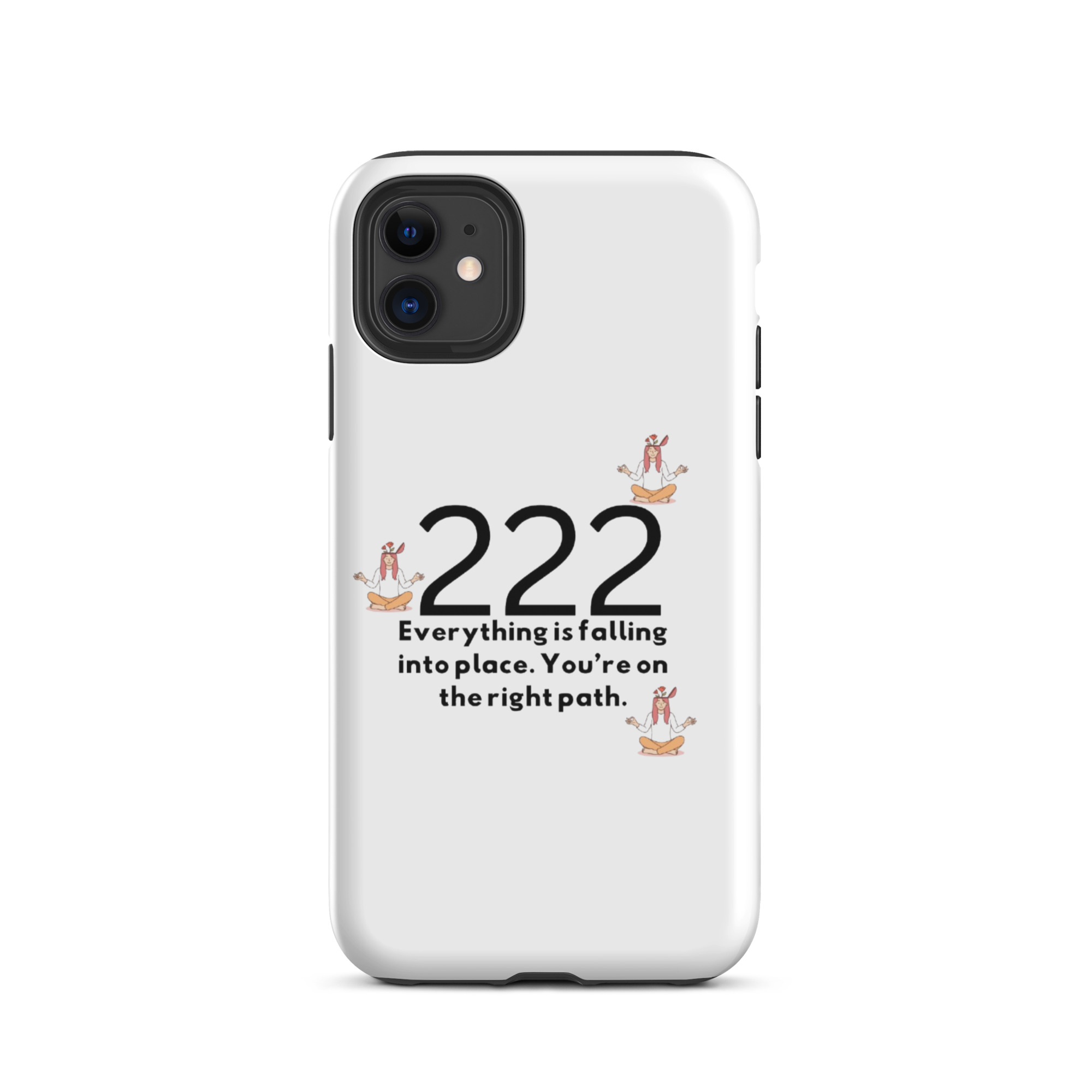 222 Angel Number Phone Case – Alignment, Balance & Inner Peace