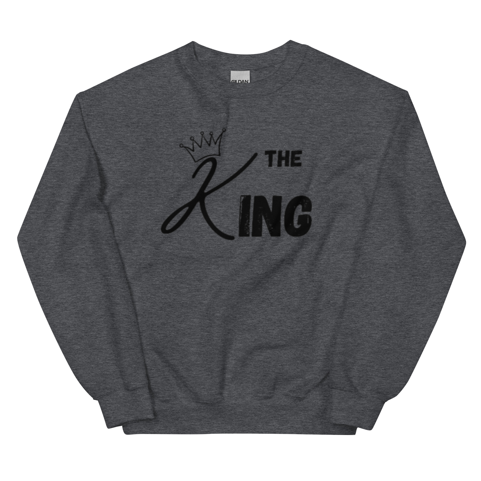 "The King" Couples Sweatshirt - Image 4