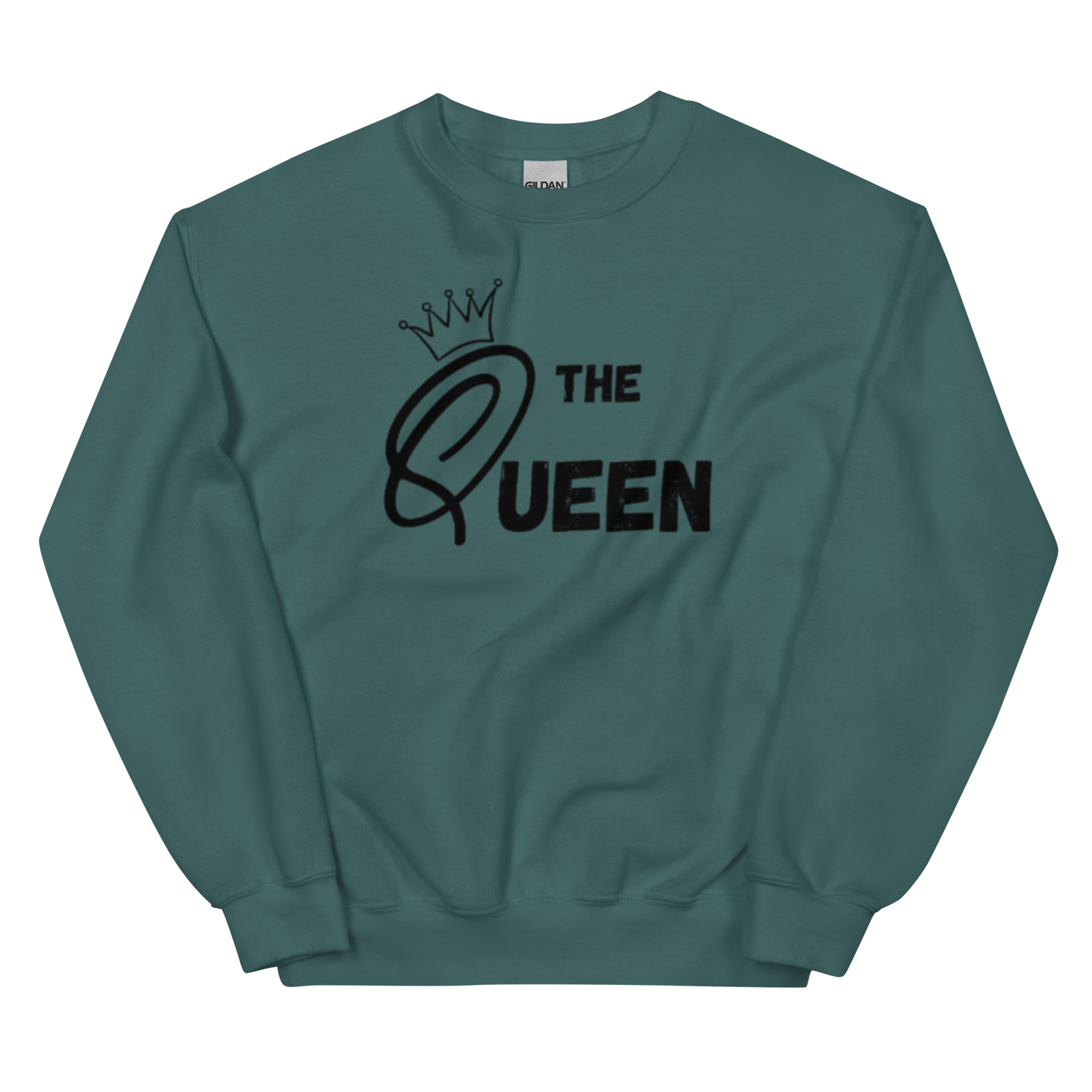 "The Queen" Couples Sweatshirt - Image 34