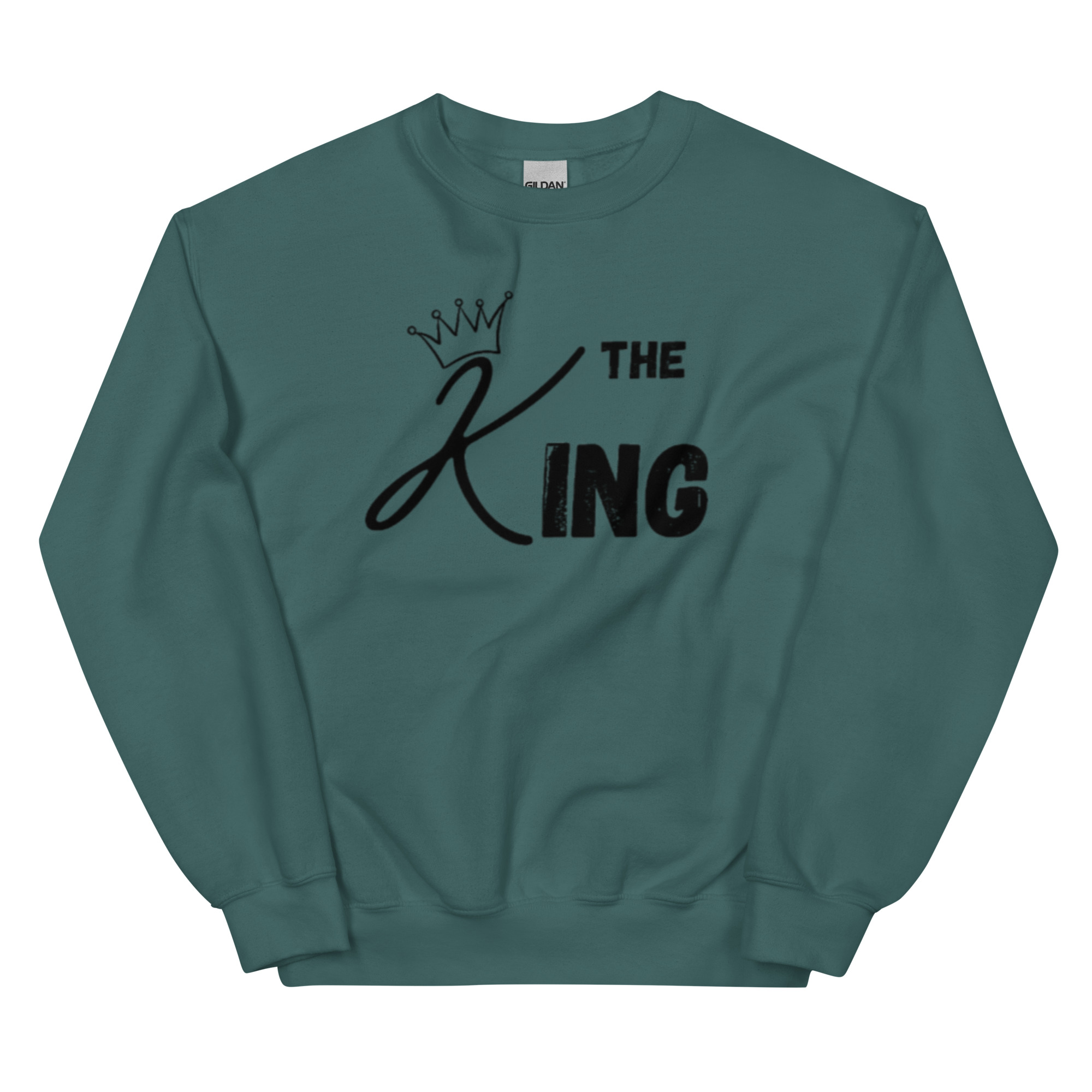 "The King" Couples Sweatshirt - Image 34