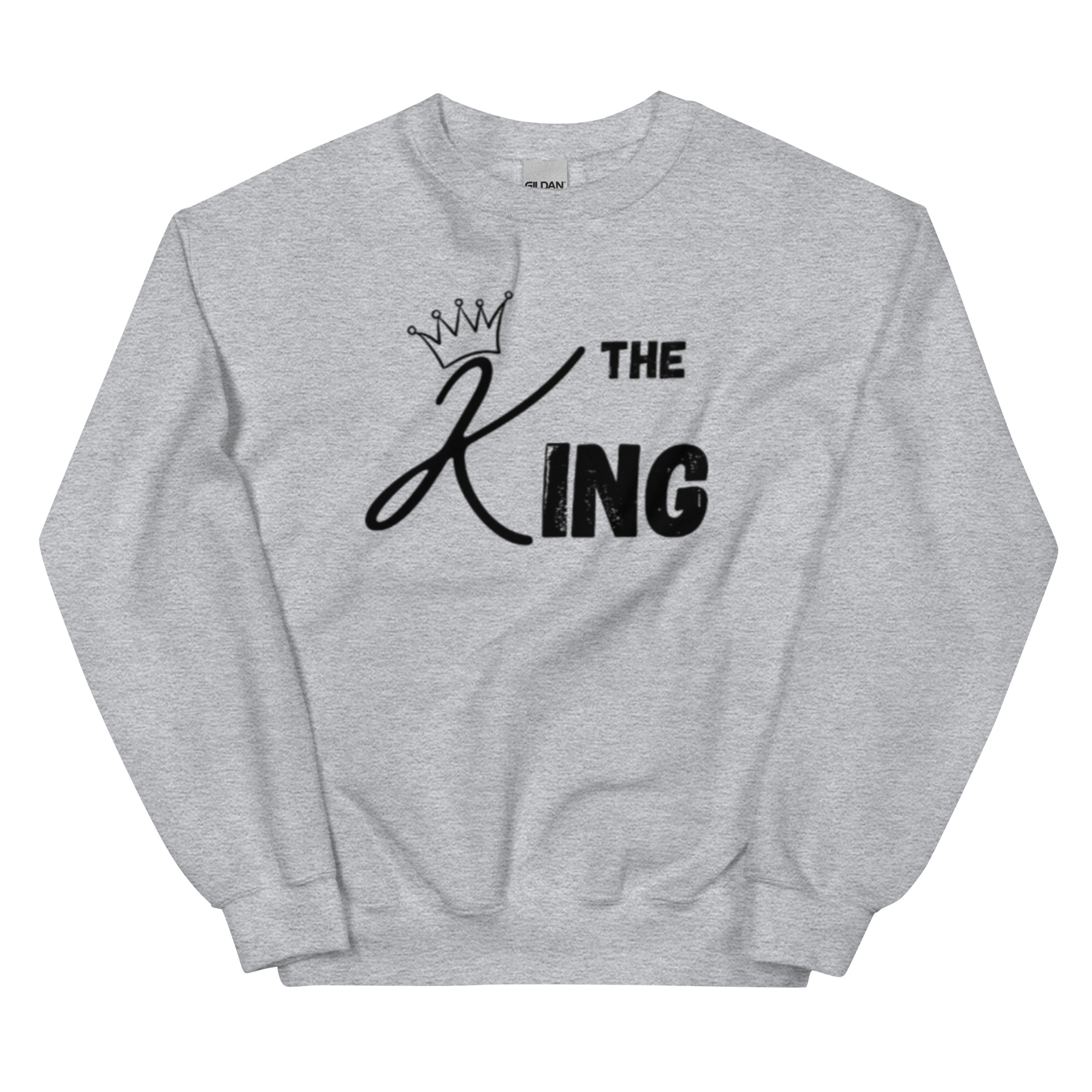 "The King" Couples Sweatshirt - Image 15