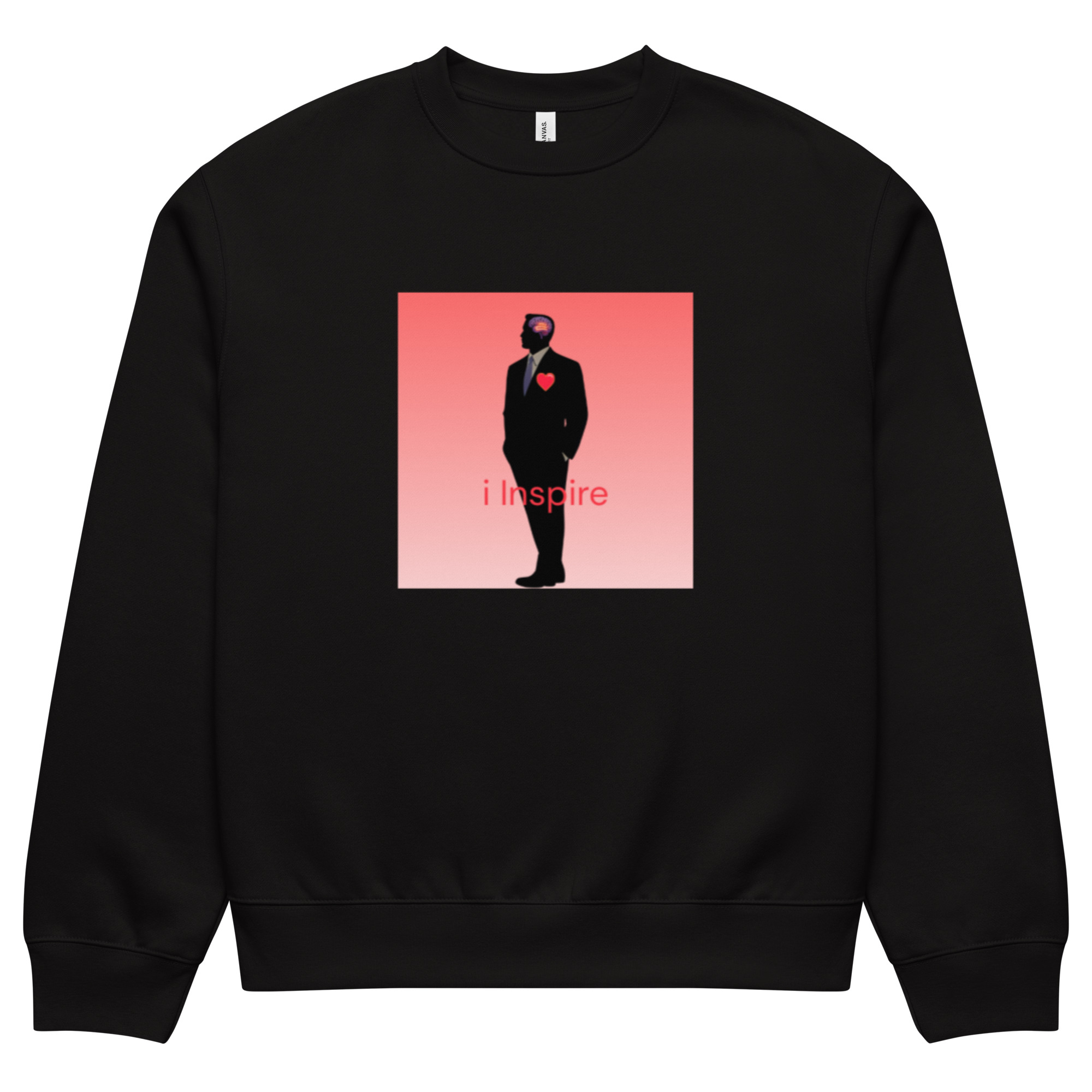 I Inspire Oversized Fleece Sweatshirt - Image 2