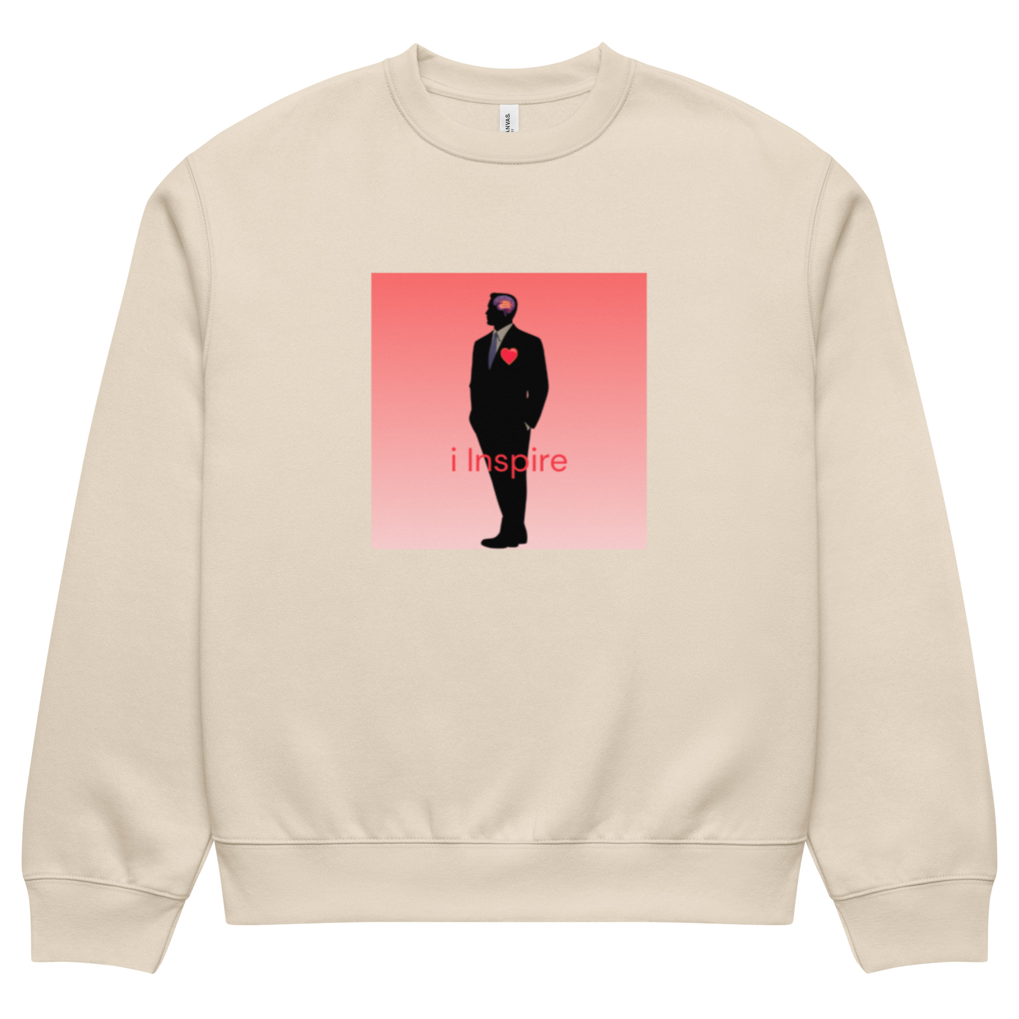 I Inspire Oversized Fleece Sweatshirt - Image 3